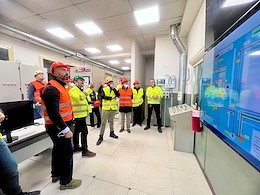 L’assessore regionale Thomas De Luca in visita al TMB di Foligno